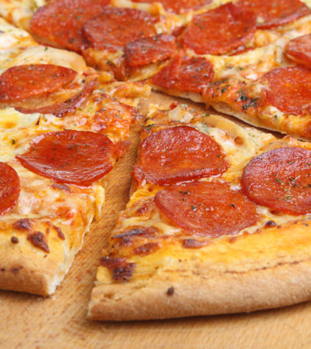 Enjoy our delicious City Pizzeria pizza